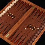 Backgammon "Elite Crown" Mahogany