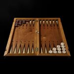 Backgammon "Lion" (Dark Body)