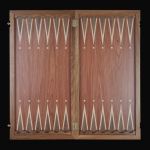 Backgammon-checkers (2 in 1) Dark Board