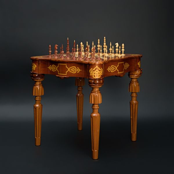 Chess Table "Baroque"