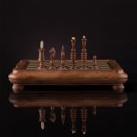 Chess "Barleycorn" Dark Board