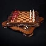 Chess "Camelot" Mammoth Tusk (Custom-made)