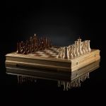 Chess "Staunton Favorite" (Light Board)