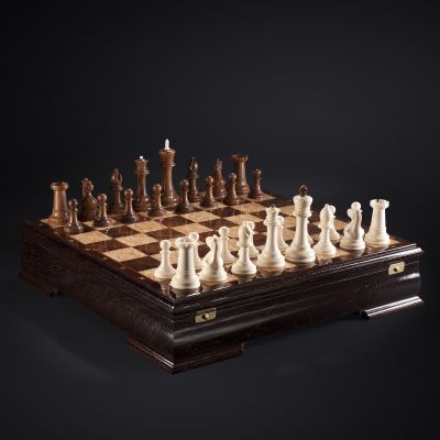 Chess "Staunton" Empire Mammoth Tusk (Custom-made)