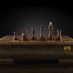 Chess "Staunton" Luxury Mini (Karelian Birch / Bubinga)