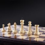Chess "Staunton" Luxury (Wenge / Boxwood)