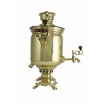 Samovar combined (electric or coal, charcoal, firewood) 5 liters "Bank"