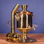 Samovar on coal, charcoal, firewood 7 liters "Classic" in the set "Gift"