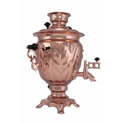Samovar electric 3 liters "Tula" copperplated (auto power off button)