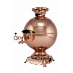 Samovar electric 5 liters "Ball" copperplated (no auto power off button)