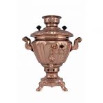 Samovar electric 2 liters "Tea master" copperplated (auto power off button)