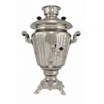 Samovar electric 3 liters "Cone" nickel (auto power off button)