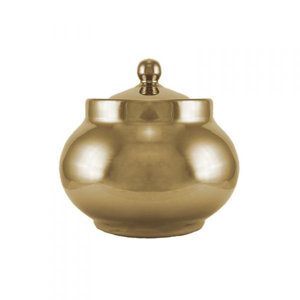 Sugar bowl "Golden Amber"