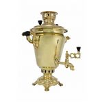 Samovar on coal, charcoal, firewood 5 liters "Traditional" in the set "Gift"