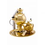 Samovar on coal, charcoal, firewood 2.5 liter "Ball" in the set "Present"