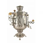 Samovar on coal, charcoal, firewood 5 liters "Exclusive" in a set of "Gift"