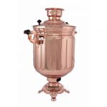 Samovar electric 10 liters "Bank" coppering (auto power off button)