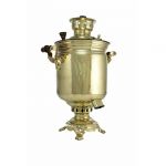 Samovar combined (electric or coal, charcoal, firewood) 7 liters "Bank"