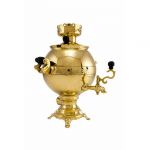 Samovar on coal, charcoal, firewood 2.5 liter "Ball" in the set "Present"