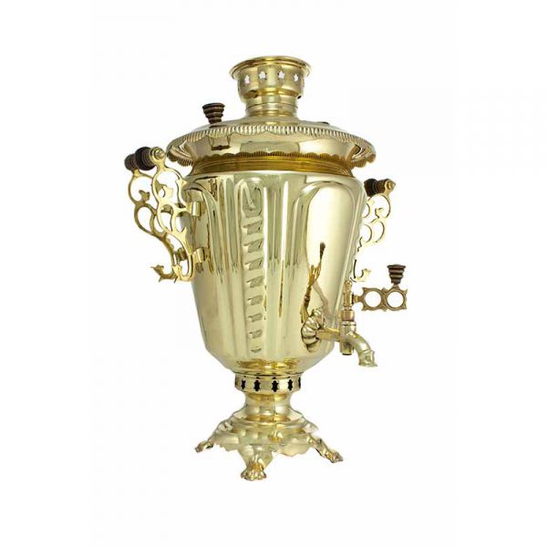 Samovar combined (electric or coal, charcoal, firewood) 4.5 liters "Drinking"