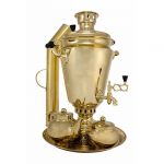 Samovar on coal, charcoal, firewood 7 liters "Traditional" in the set "Gift"
