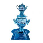 Samovar electric 3 liters "Tula" in the set "Winter's Night" hand-painting (auto power off button)