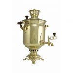 Samovar combined (electric or coal, charcoal, firewood) 5 liters "Bank"