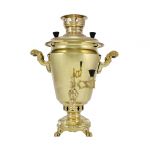 Samovar on coal, charcoal, firewood 5 liters "Traditional" in the set "Gift"