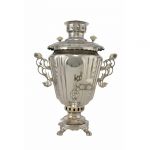 Samovar combined (electric or coal, charcoal, firewood) 4.5 liters "Glass"