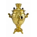 Samovar on coal, charcoal, firewood 2.5 liters "Tula" in the set "Gift"