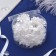 Hair hairpin "bride flower" white