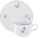 Cup 240 ml with a saucer 150 mm low bernadotte, decor "Geese"