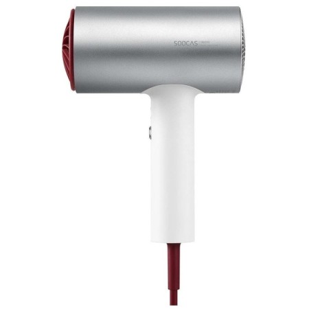 FEN SOOCAS HAIR DRYER H5, 1800 W, 3 speeds, ionization, cord 1.7 m, silver-red-2