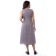 Sarafan female, size 44, gray, blue color
