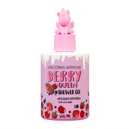 Shower gel Unicorns Approve berry queen, 300 ml