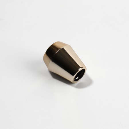 Tip for a cord, d = 4 mm, 13 × 10 mm, 100 pcs, gold color-2