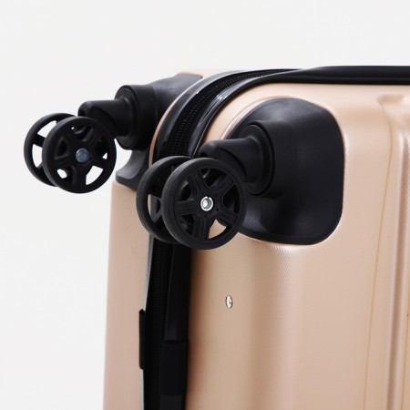 Small suitcase 20 ", lightning department, code castle, beige color-7