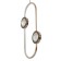 Bayerlux lamp "Mardi" 31W LED gold 30x6x46cm