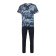 Homemade man (T -shirt/trousers), gray/black color, size 54