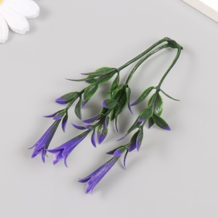 Artificial plant for creativity "Hippeastium" set 6 pcs Violet 11.5 cm-3