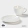 Tea steam porcelain Magistro Urban, 2 objects: a cup 200 ml, a saucer d = 14.2 cm, white color in specking