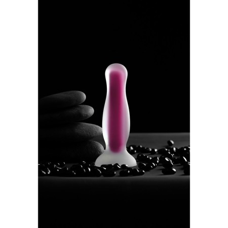Anal sleeve "Pitches-fire", glowing in the dark, silicone, color transparent-9