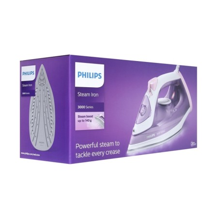 PHILIPS DST3010/30 iron, ceramic sole, 2000 watts, 30 g/min, 300 ml, purple-4