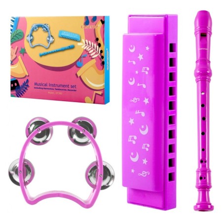 Percussion set 3 objects Easttop DF300 Purple