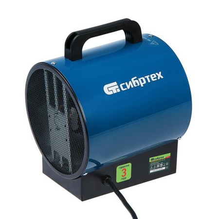 Thermal gun "Sibrtekh" TV-2M, electric, 2 kW, up to 20 m2, 230 V, overheating protection-1