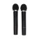 Wireless microphone system Ritmix RWM-210, 105 dB, 100-10000 Hz, radius up to 10 m, black