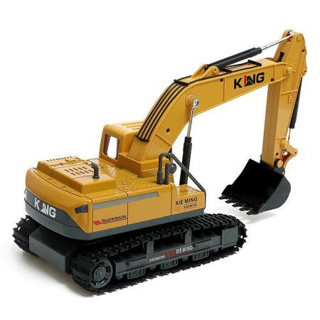 Excavator Radio -controlled "construction", mobile bucket, works from the battery-2