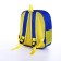 Baby backpack on lightning, 2 external pockets, blue color