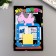 The sticker on the unicorns switch is voluminous, glows in the dark 8.6x8.6 cm, 10.5x18 cm