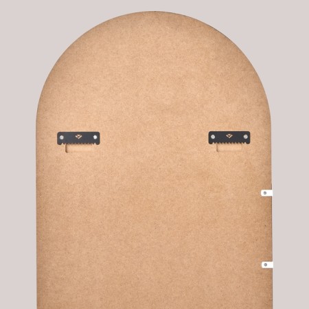 Wall mirror "White Rubin", in the oval case, 110x45 cm-2